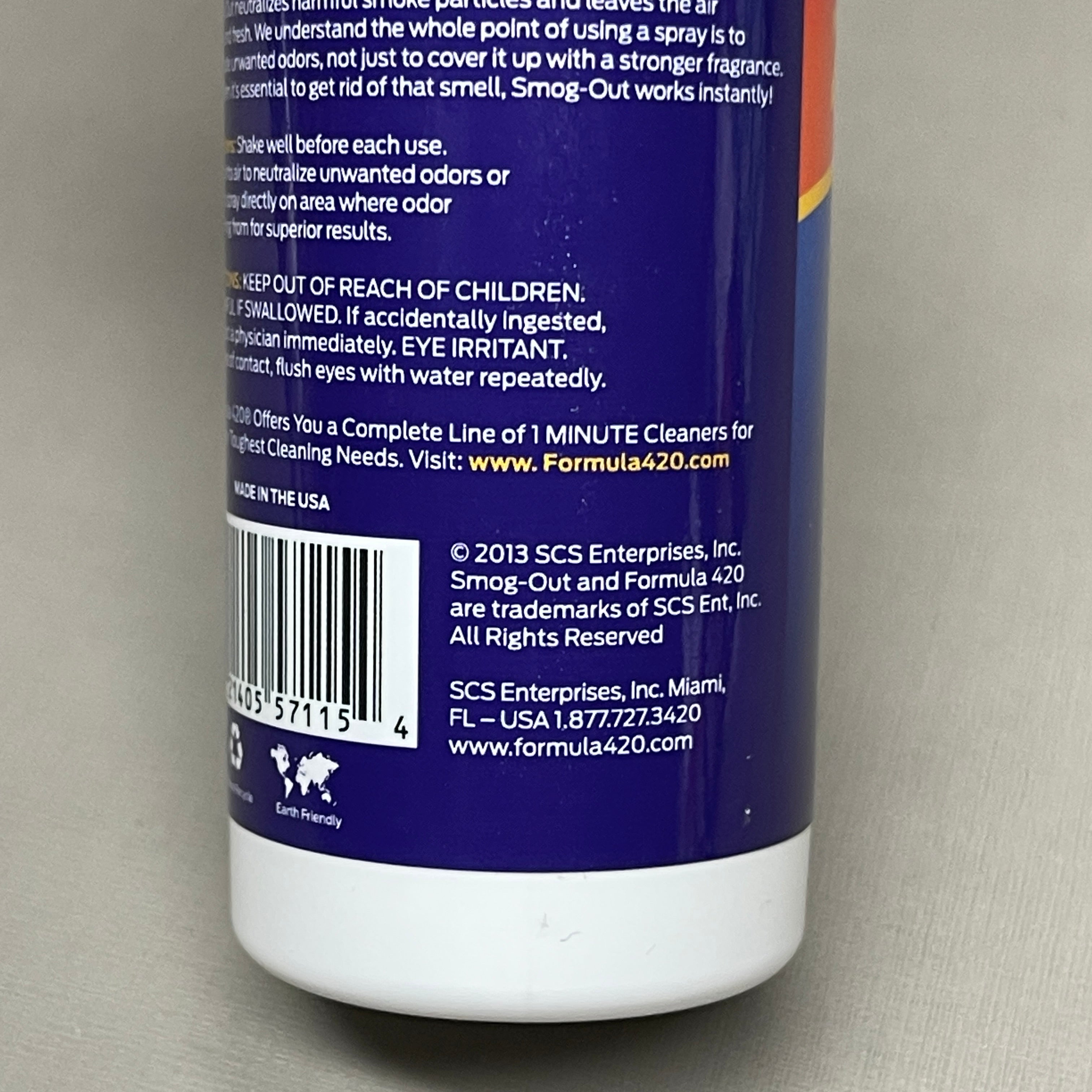 FORMULA 420 Smog-Out (12 PACK) Odor Neutralizer 2 oz (New)