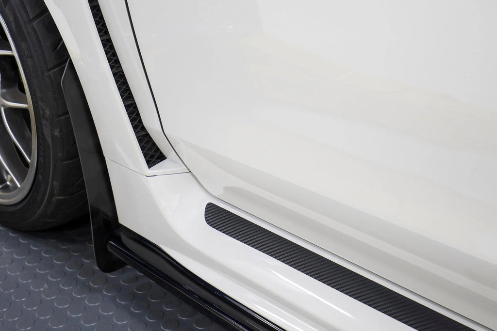 JDM S207 Style 3D Carbon Side Skirt Overlay - 2015-2021 WRX / STI