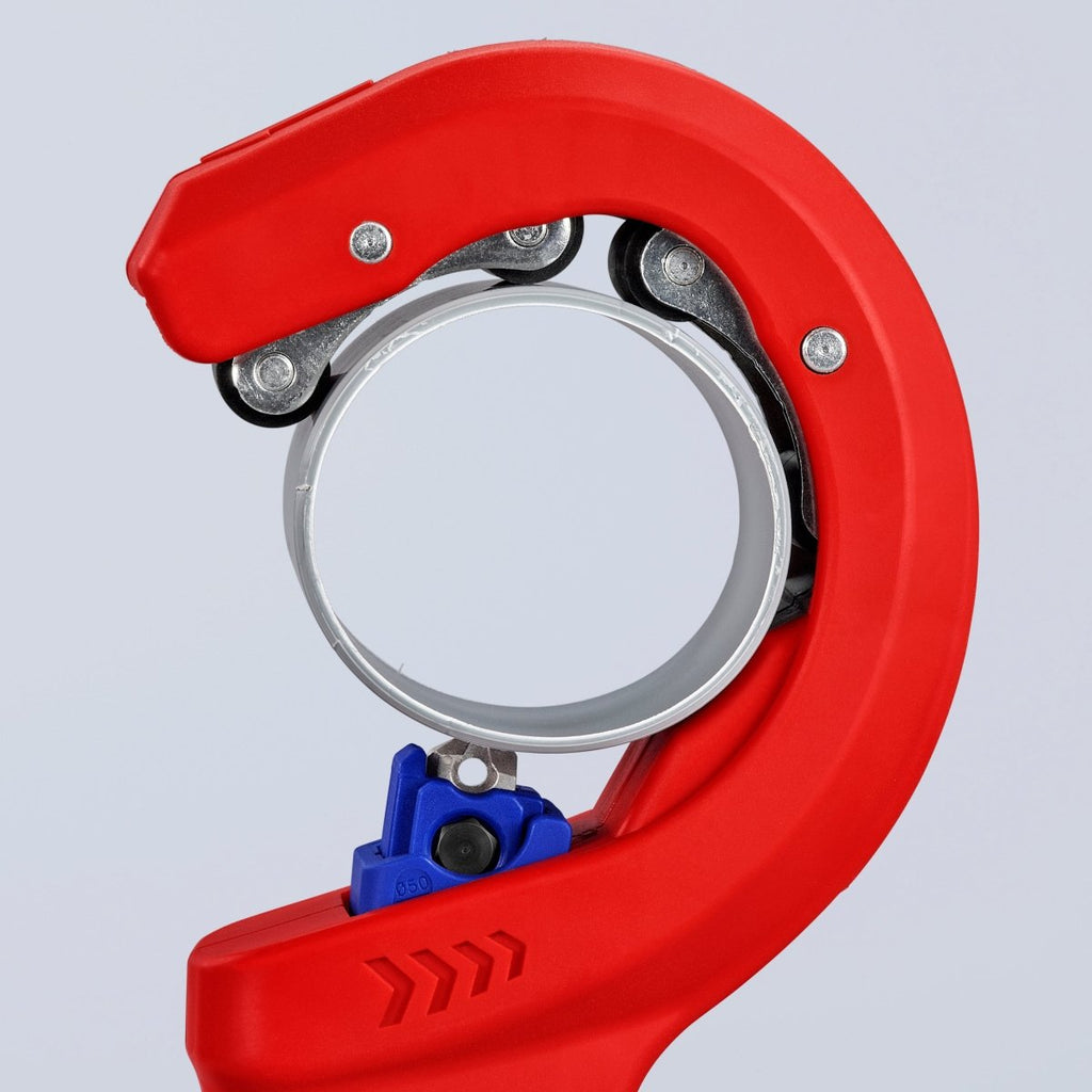 Knipex DP50 Plastic Drain Pipe Cutter 8" 90 23 01 BKA