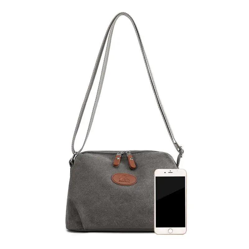 Lavish Style Canvas Crossbody Bag For Women And Girld Travel Bag Lightweighted Casual Shoulder Bag For Females