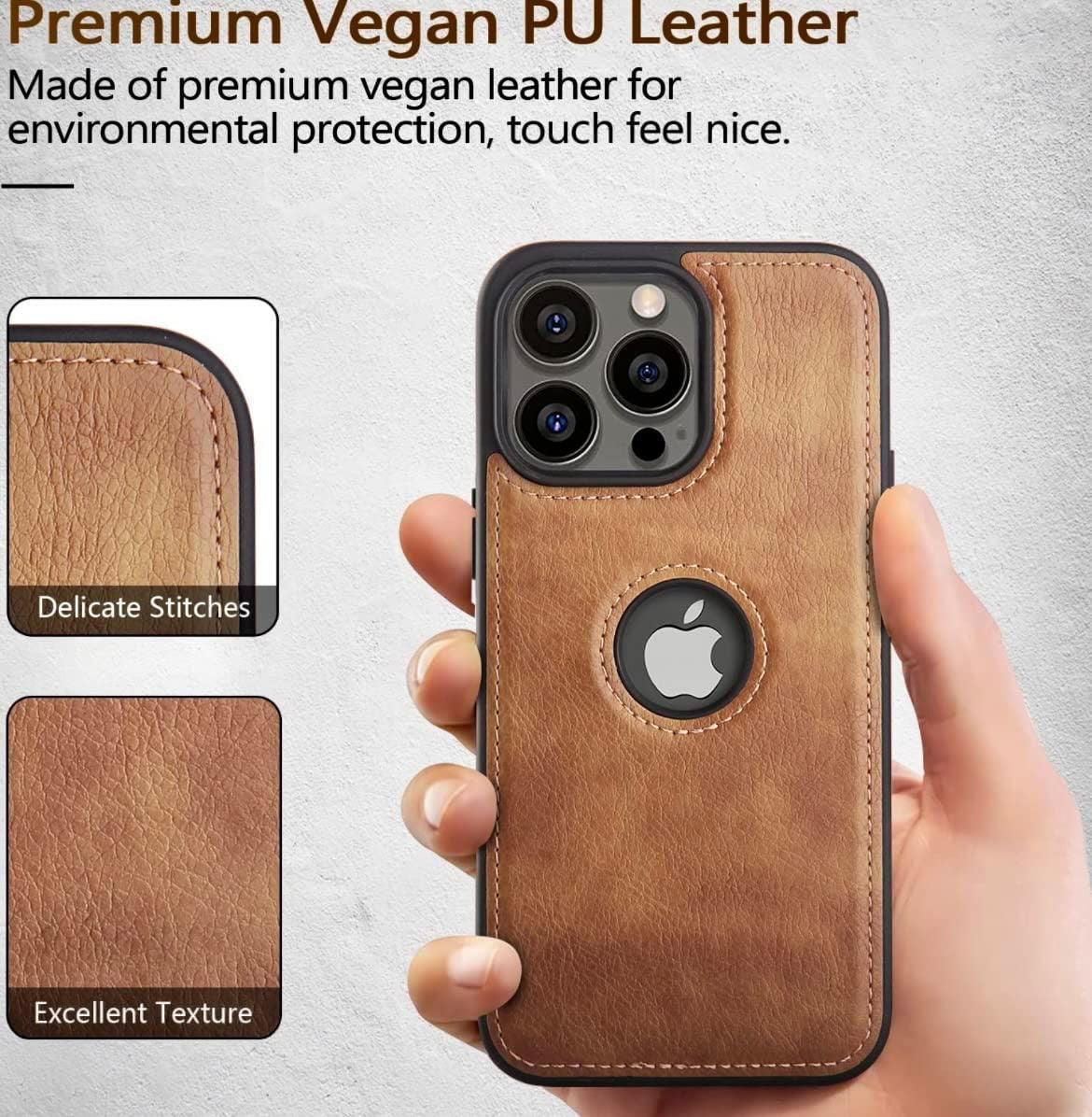 Leather Case Thin Flexible Soft Grip Luxury  PU Leather Cover for Men Durable Anti-Scratch Full Phone Cases For iPhone 14 Pro Max 14 Plus Case Slim PU Leather Soft Shockproof Back Cover for iPhone 14 Pro
