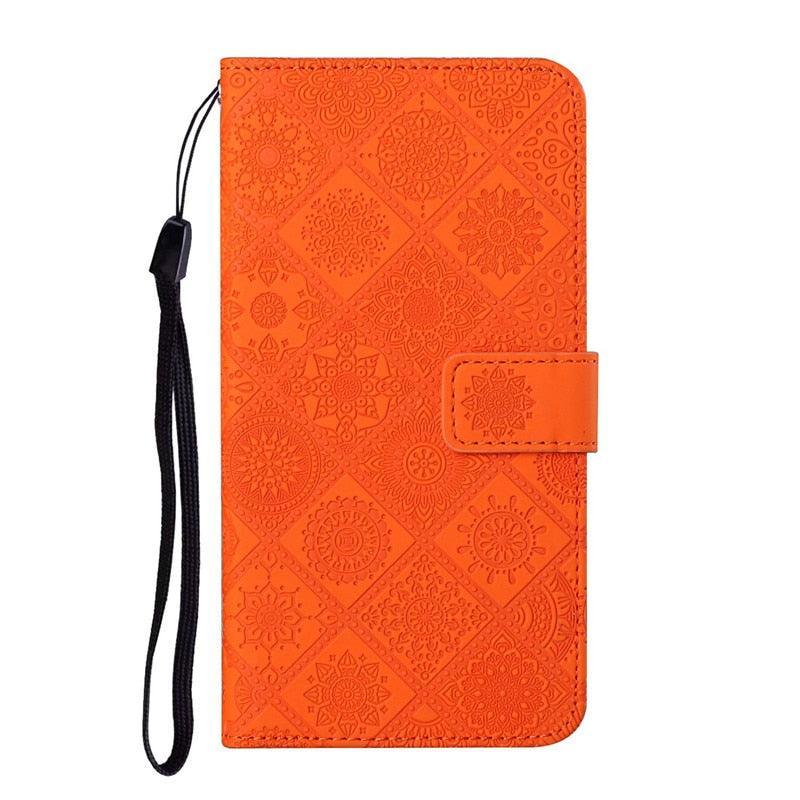 Leather Flip Case For iphone 11 12 13 Pro Max Mini Case Wallet Card Phone Cover For iphone  Genuine Leather 2 in 1 Flip Simple Magnetic Cover For iPhone