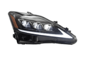 Lexus IS250/IS250C/IS350/IS220d & ISF(XE20) Black Matrix Projector Headlights (2006-2014)