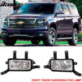 2015-2020 Chevy Tahoe Suburban GMC Yukon Clear Lens Bumper Fog Lights