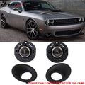 2015-2023 DodgeÂ Challenger Front Fog Light Pair Clear Lens ABS