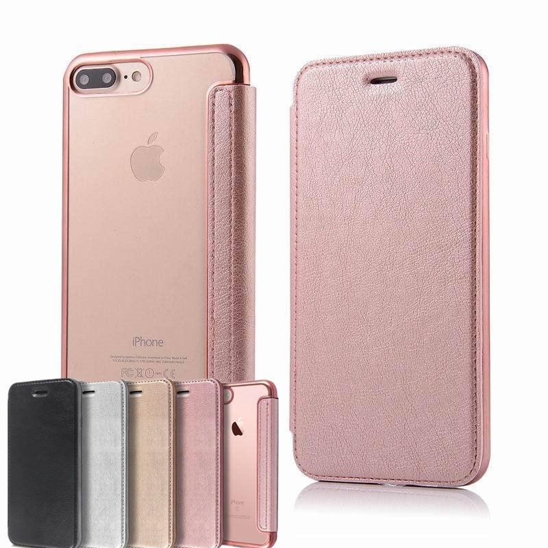Luxury Slim Leather Wallet Flip Case For iPhone 14 Pro 13 12 Card Holder Cover Shock-Absorption Anti-Scratch Bumper Back Cover for New iPhone