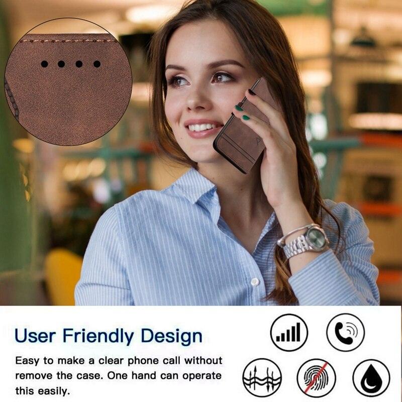 Matte Leather Wallet Case for Redmi Note 11 11S 11 Pro 10 9 8 7 Redmi 10 10C 10A 9T 9A 9C 9 8 Flip Cover for M4 Pro X4 Pro F4 M3 Premium PU Leather Wallet Case