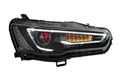Mitsubishi Lancer Evo X GSR 10th Gen (CZ4A) Demon Eyes Dual Beam Projector Headlights (2008-2017)