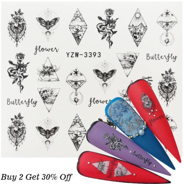 Nail Watermark Decals Sexy lips Middle finger Sexy girl Water Transfer Slider Russia Words Manicure Tattoos Sliders For Manicure Women Kids Girls Manicure Decoration Nail Art Supplies 3D Self-Adhesive Nail Decals Designer Nail Stickers for Acrylic Nails