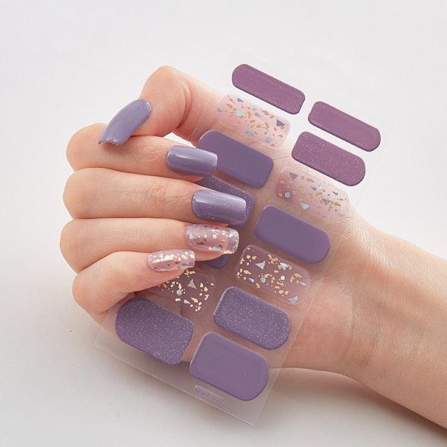 New Year Patterned Nail Decor Nail Polish Nail Art Stickers Full Beauty Sticker for Nails Nail Accessorie Christmas Nail Sticker 3D Nail Art Stickers Decal Slider Template Diy Nail Tool Decorations Nail Art Design Self Adhesive Luxury Designer Nail Sticke