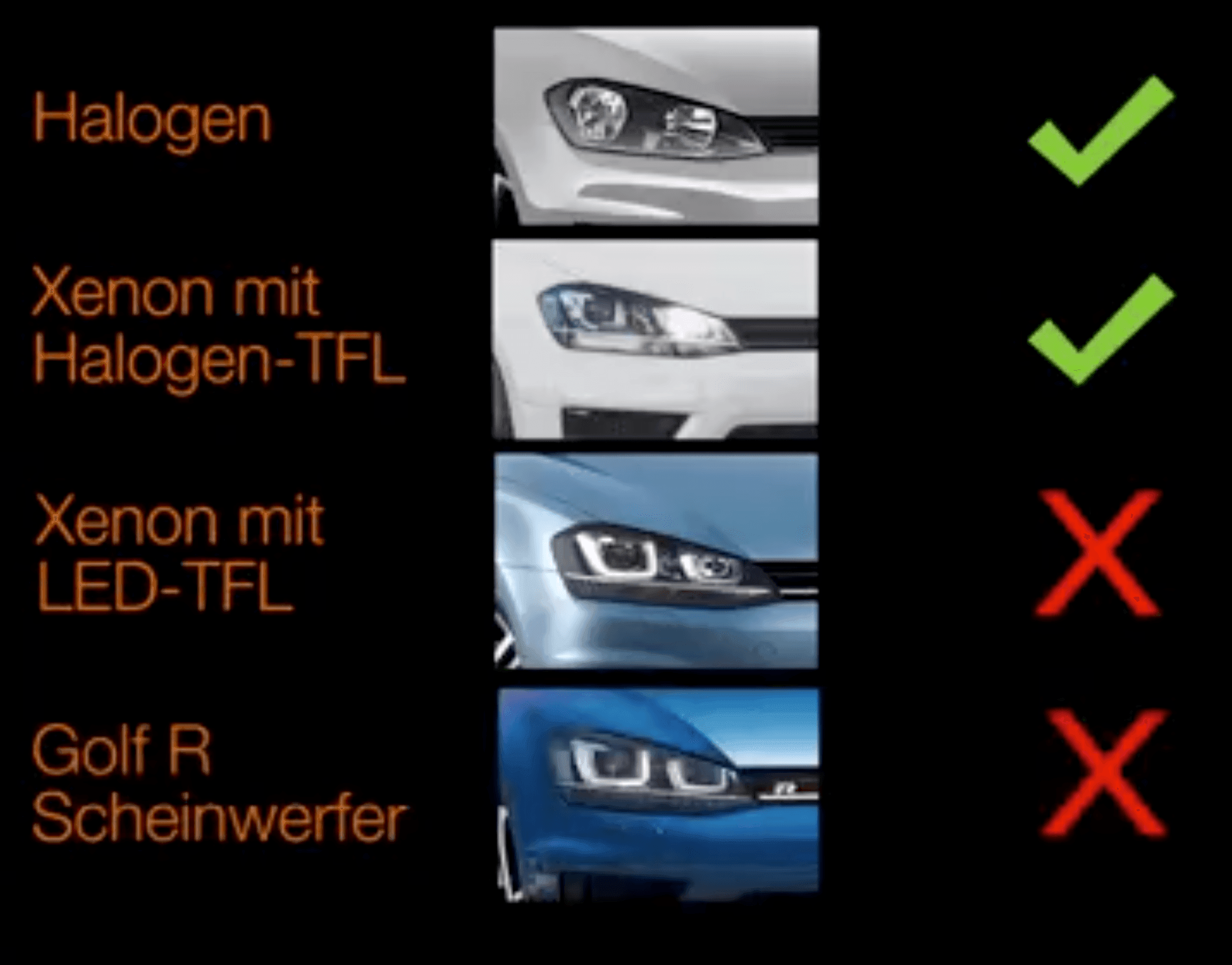 OSRAM LEDriving® Golf 7 VII GTI EDITION full LED headlight (xenon)