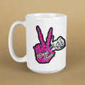 Peace Roses 15oz Coffee Cup
