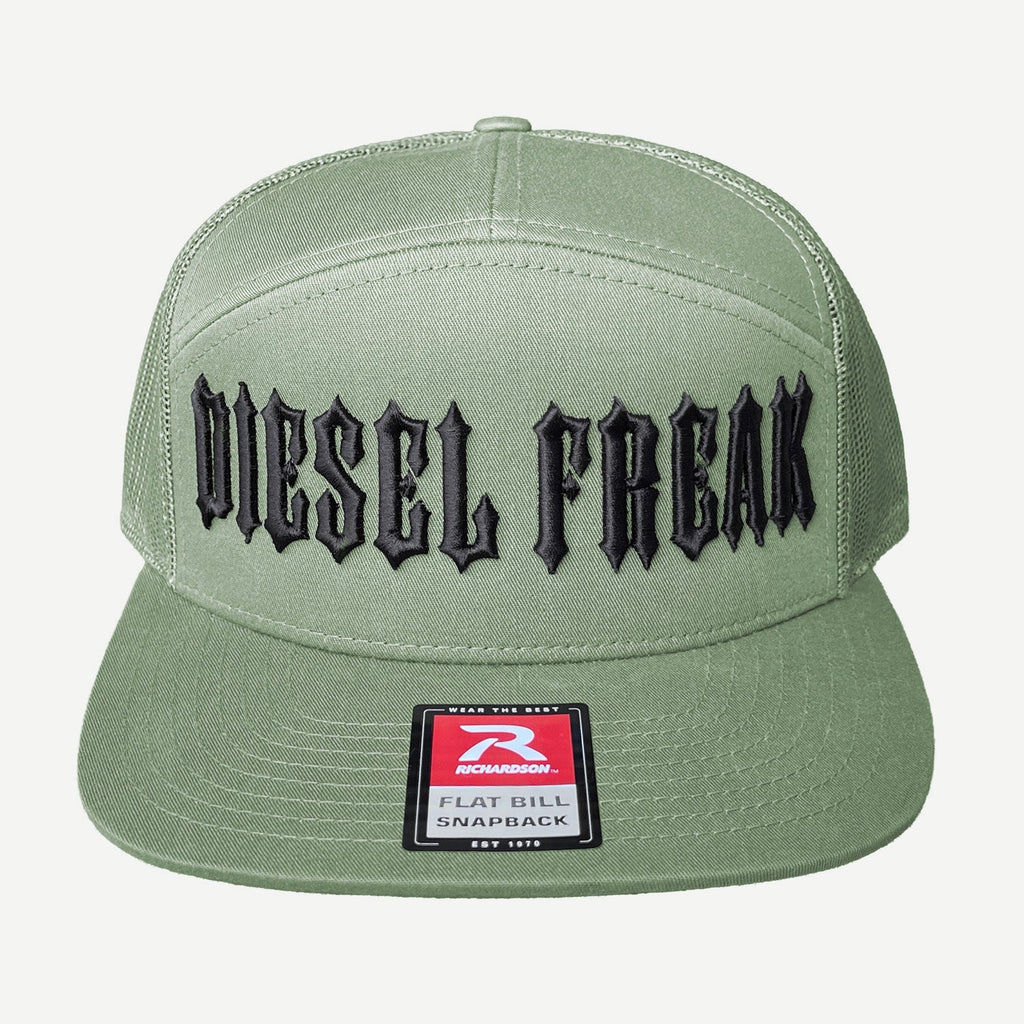 Piston Head Puff Embroidered Cap