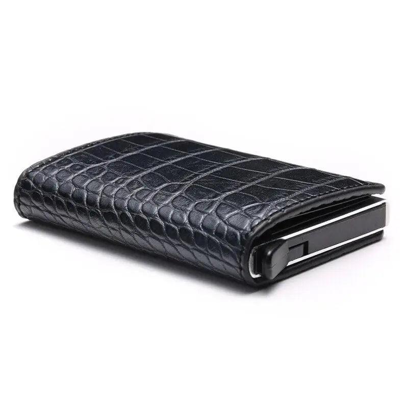 Pop Up Mini Wallet Metal Business Wallet For Man And Women Smart Slim Wallet Holder Excellent Gift For Businessman