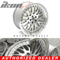 SALE! 18x9.5 Hayame Performance Wheel Silver Face Machine Lip 5x100