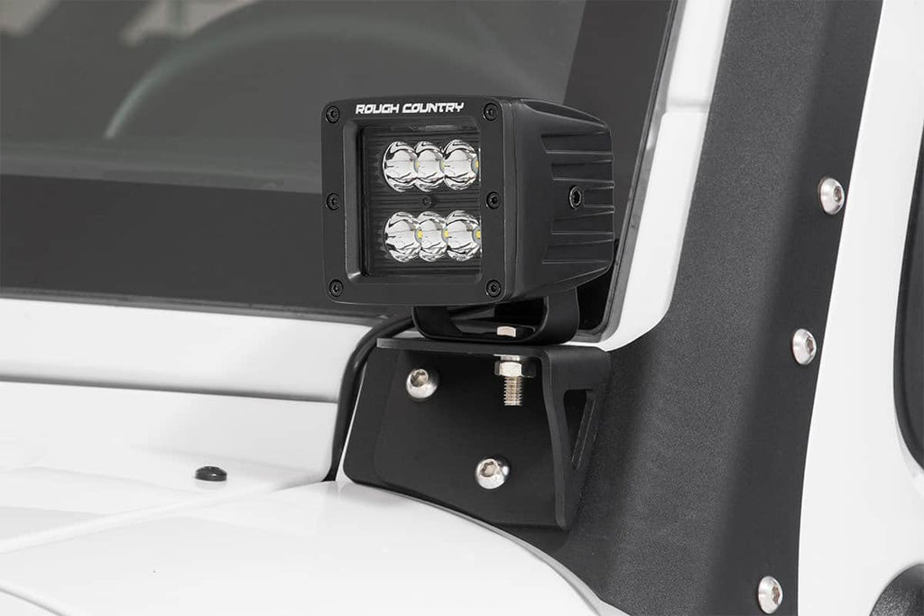 RC 2" Square Cree LED Lights - (Pair | Black Series)