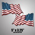 Diesel Powered 5"x3.25" American Flags