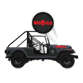 Roxor Red Diesel Freak - Hood Graphic