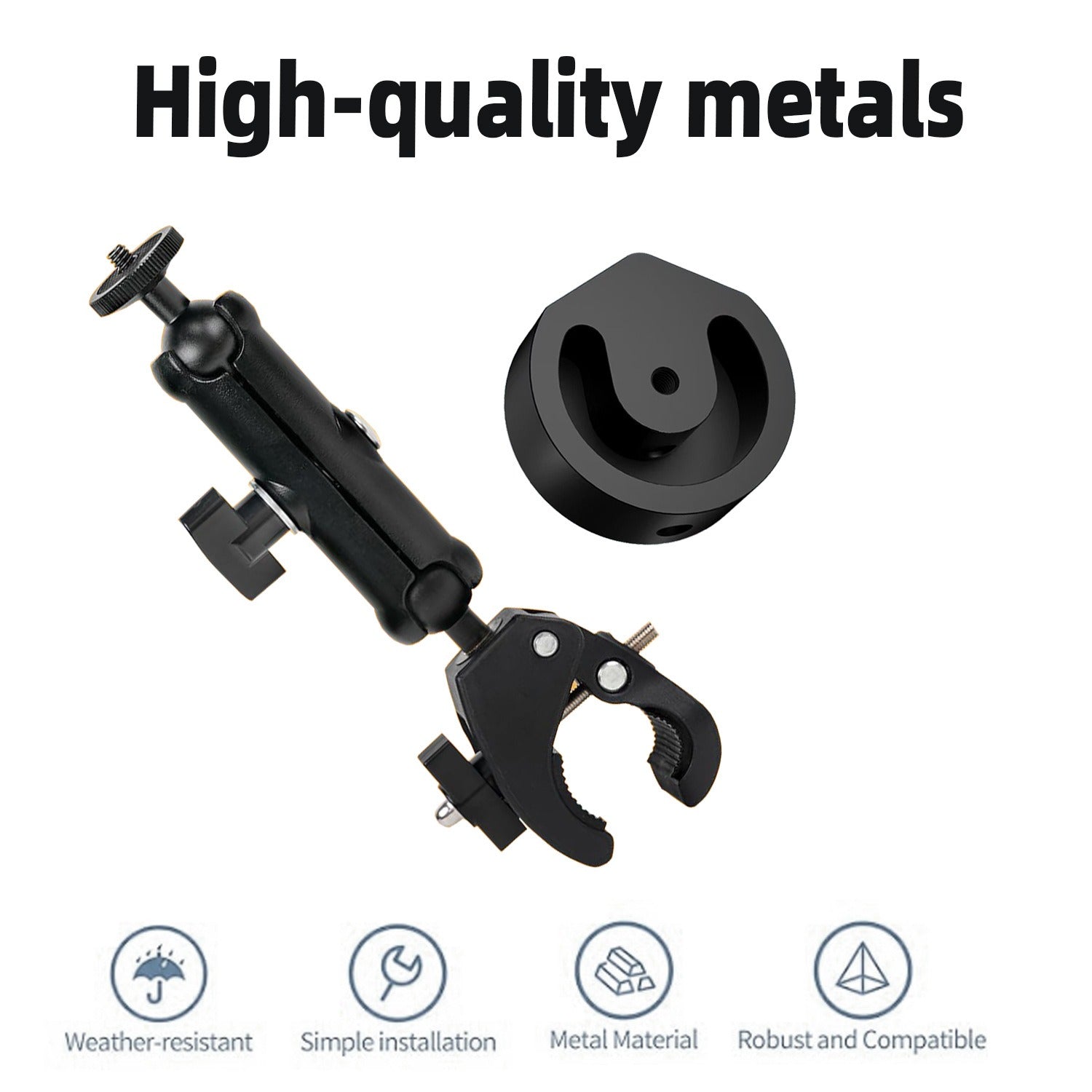 Starlink Mini RV Clamp Mount | Heavy-Duty Portable Mount