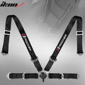 Universal 4 Point Cam-Lock Black Racing Harness Seat Belt Nylon