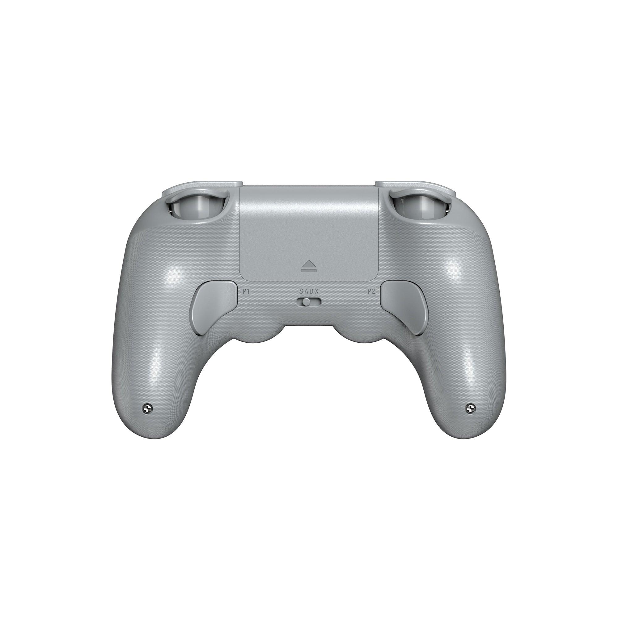 Simple Pure White Bluetooth Joystick Gamepad Controller Compatible With PC Monitor Laptop Tablet