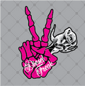 Skull&Roses Peace Sticker