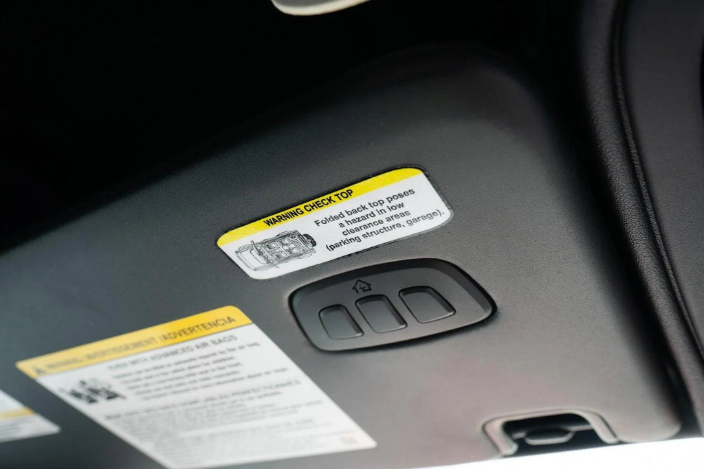 Soft Top Warning Labels - 2021+ Bronco