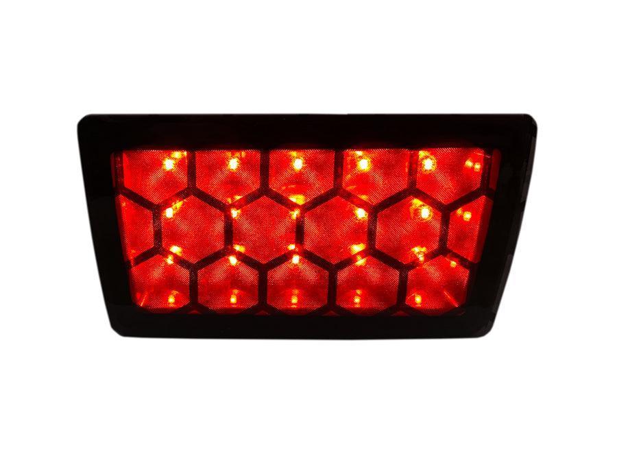 Special Edition Dark Smoke Honeycomb F1 / Rear Fog Light Overlay  - 2015-2024 Subaru WRX / STI