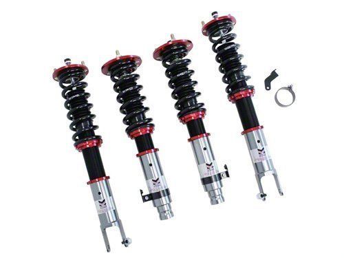 Megan Racing Coilover Damper Kit for Mitsubishi EVO10 08-14 Aggressive Spring Rates Adjustable Ride Height Dual Cylinder Design