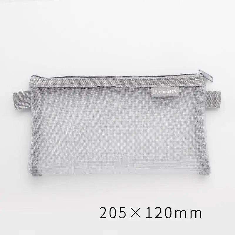 Stylish Transparent Office Pencil Case Simple Design Pen Bags Cute Storage Lightweight Pencil Bags For Student