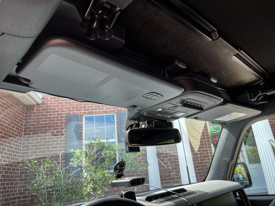 Sun Visor Warning Overlays - 2021+ Bronco / 2024+ Ranger Raptor