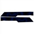 Topo Rear Interior Upper Door Card Insert Overlays (Printed Series) - 2021+ Bronco 4 Door