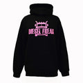 Truckin Freak Black & Pink Glitter Adult Hoodie