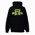 Truckin Freak Black & Yellow Glitter Adult Hoodie