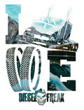 Truckin Love Mt. Lake Decal