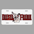 Retro Vintage Pin Up license plate