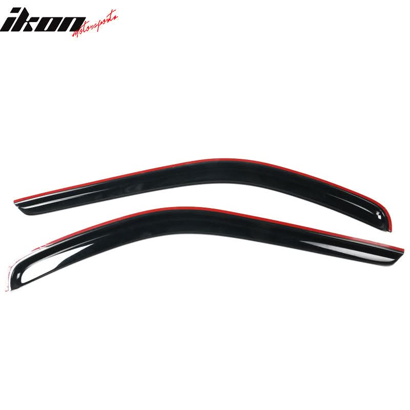 2014-2020 Ford Transit Slim Style Smoke Window Visor Rain Guard Acylic