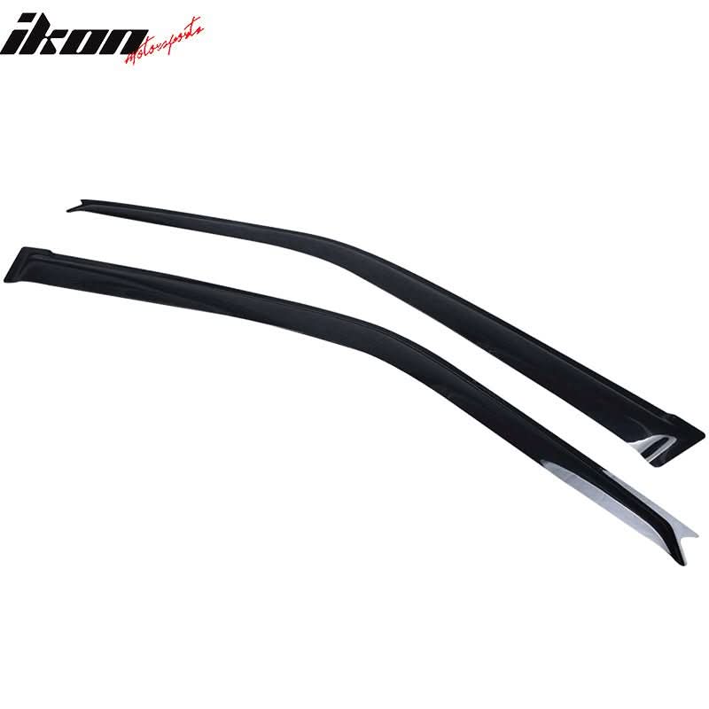 1988-1989 Honda Civic Hatchback Window Visors 2Pc Set Acrylic