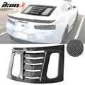 2016-2024 Chevy Camaro Carbon Fiber Print Rear Window Louver ABS