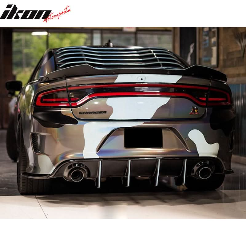 2011-2023 Dodge Charger IKON Style Window Louver ABS