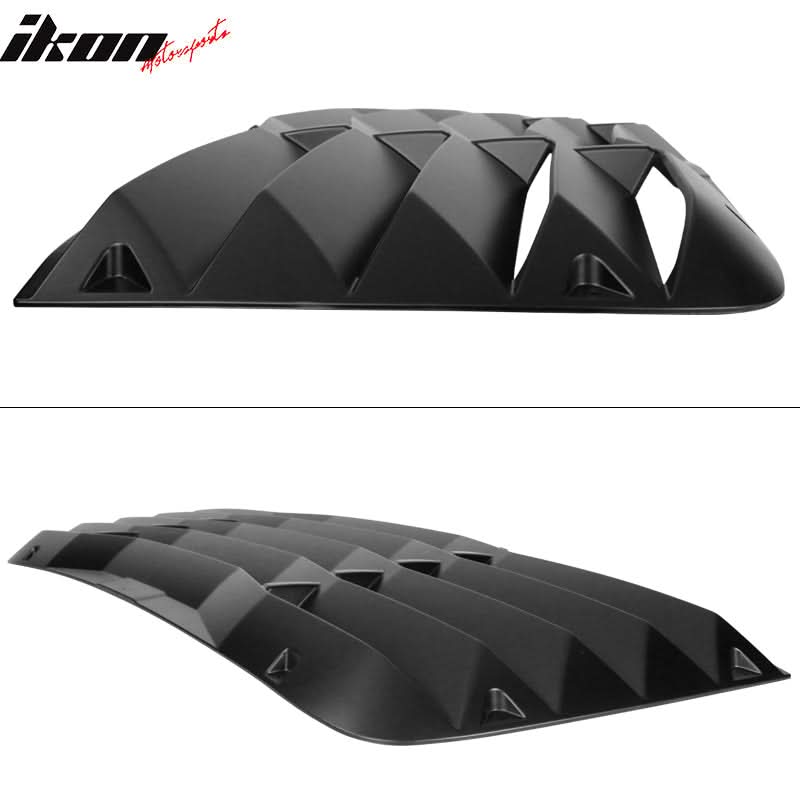 2008-2023 Dodge Challenger V2 Style Rear Window Louver PP