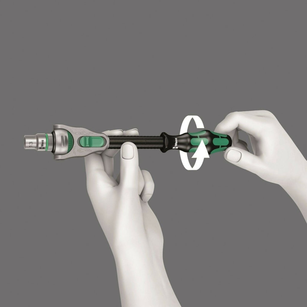 Wera 8000 A SB Zyklop Speed Ratchet Socket Wrench 1/4" Drive 05073260001