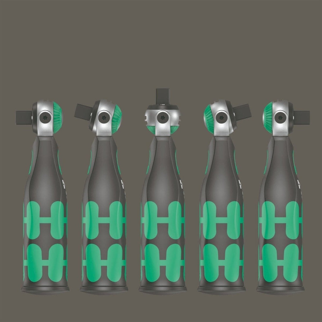 Wera 8009 Zyklop Pocket Set 4 Socket Wrench Set 3/8" Drive SAE 05004285001