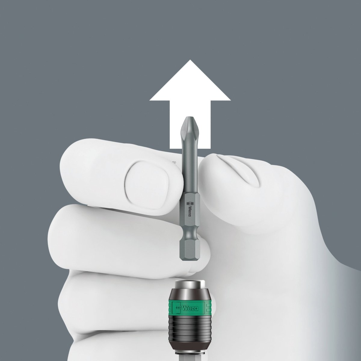 Wera 838 RA-R M Bitholding Ratcheting Screwdriver 1/4" 05051493001