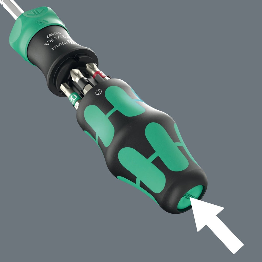 Wera Kraftform Kompakt 28 RA Ratcheting Screwdriver Set With Pouch 05051520001