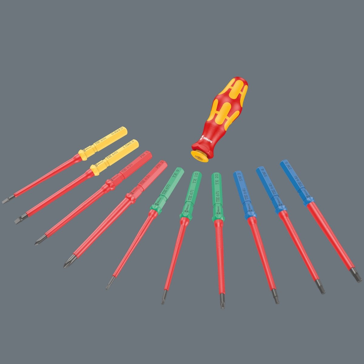 Wera Kraftform Kompakt VDE Big Pack 1 Screwdriver Set Metric 05006617001