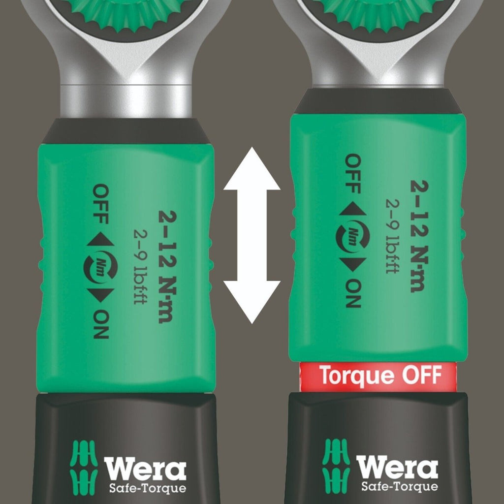 Wera Safe Torque A 1 Set 1 Wrench Set 2-12 Nm 1/4" Drive SAE 05075831001