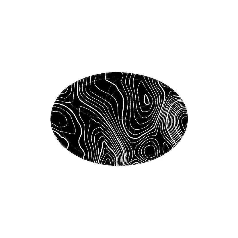 Front OEM Cover Topographic Overlays - *2024+ Tacoma / *2025+ 4Runner